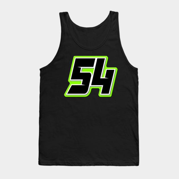 Racing Number 54 Tank Top by Motor World